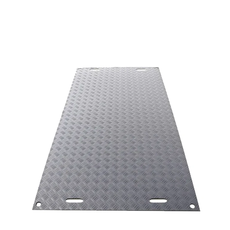 LDPE 2400x1200x12mm, Neutral Dark Grey, 1side Pattern/Colander, Hand & Corner holes